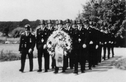Feuerwehr Asendorf auf dem Weg zum Ehrenmal